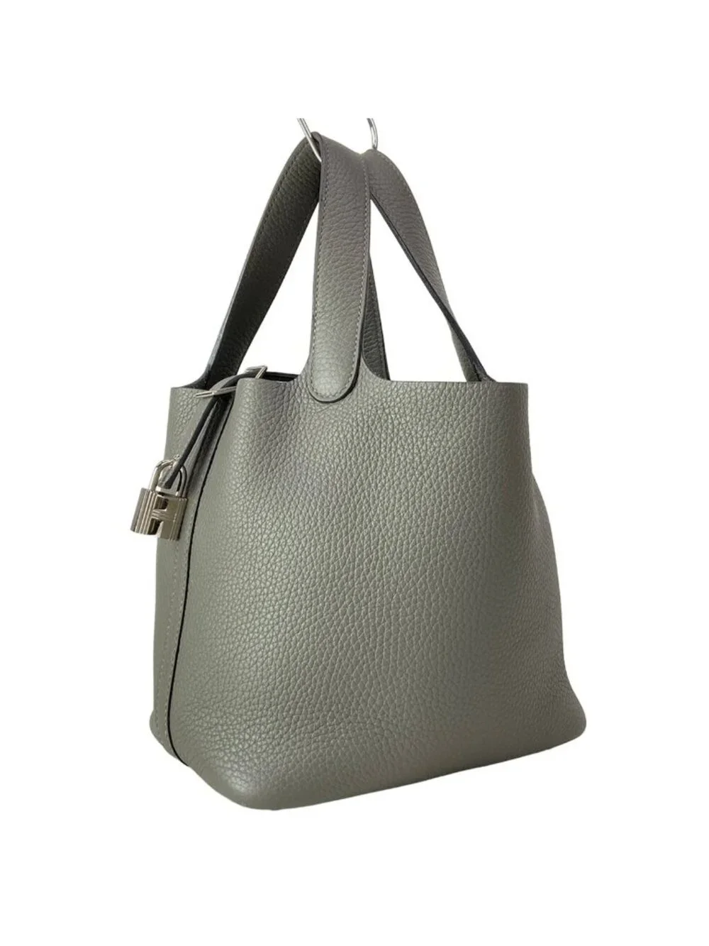 Hermes Handbag Picotin Lock PM Grimeia Silver